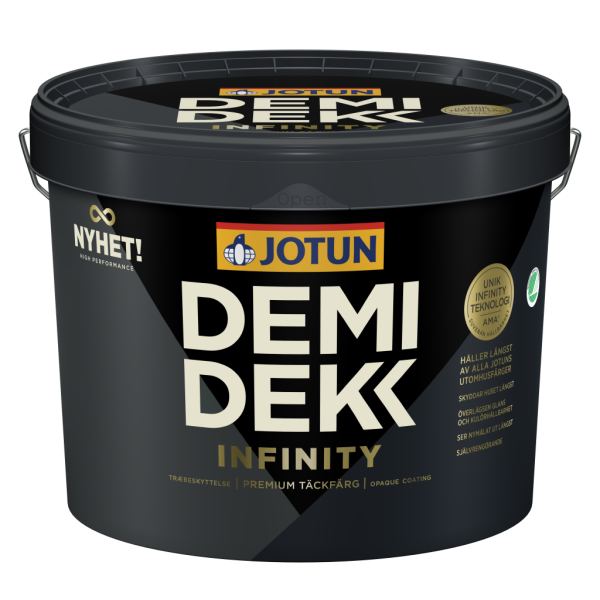 TÄCKFÄRG DEMIDEKK INFINITY BAS VIT 9L