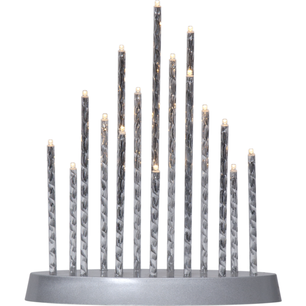 LJUSSTAKE TRIX SILVER SILVER B25 D8 H29