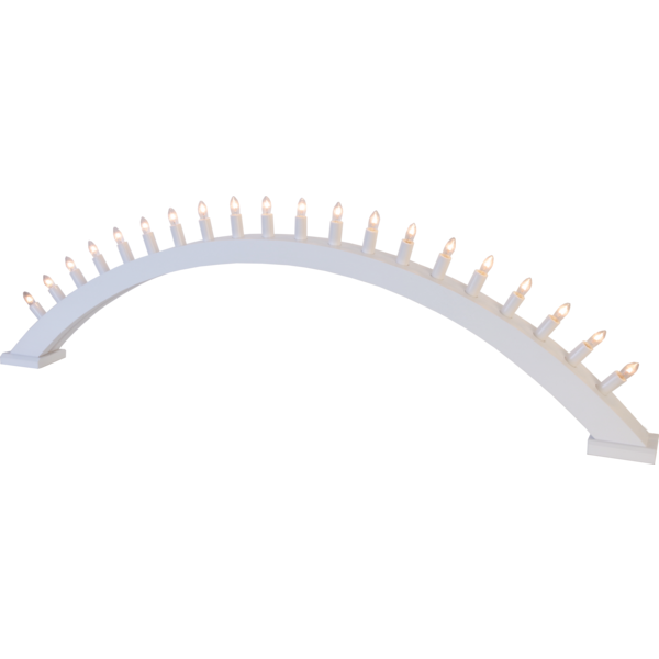 LJUSSTAKE KULLE 20 LJUS VIT VIT B105 H31 D7