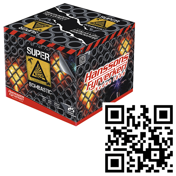FYRVERKERIBOX SUPER BOMBASTIC 25
