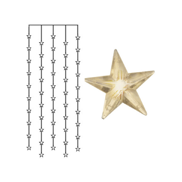 LJUSGARDIN STAR CURTAIN