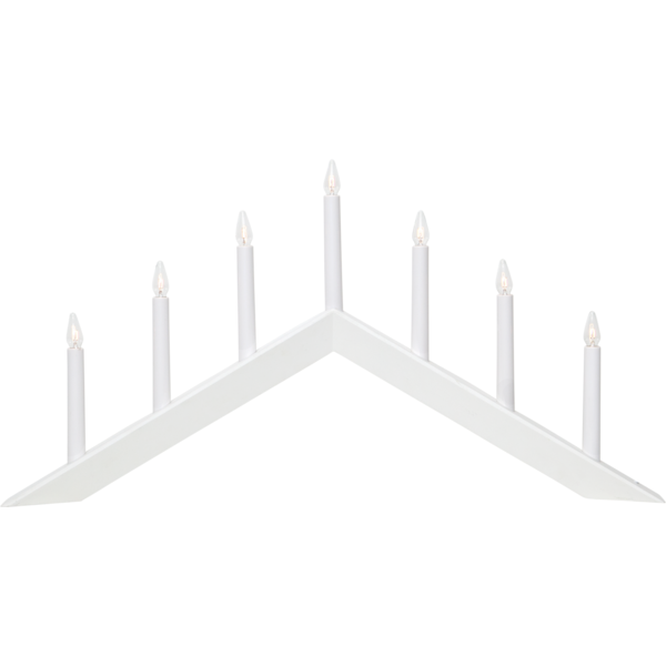 LJUSSTAKE ARROW VIT B69 D7 H36