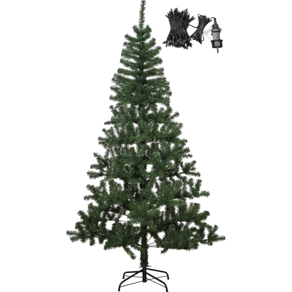 JULGRAN 210CM MED LED ALVIK