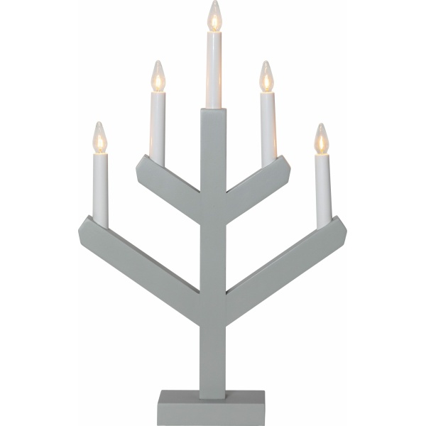 LJUSSTAKE VINGA GRÅ 5 LAMPOR