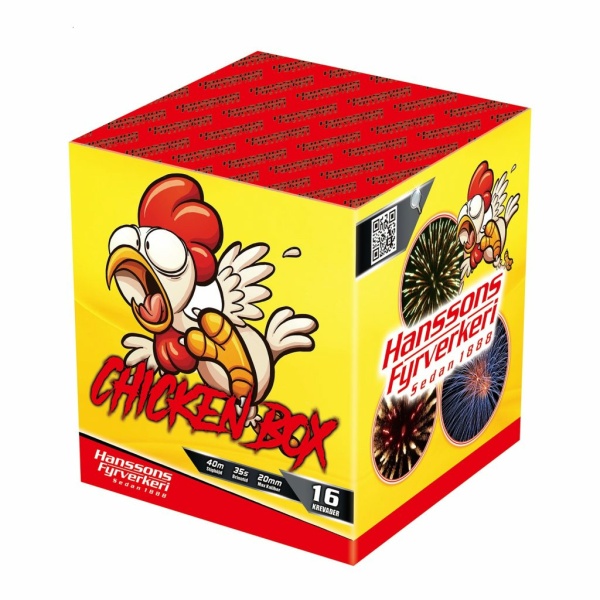 FYRVERKERI TÅRTA CHICKEN BOX 16 SHOTS