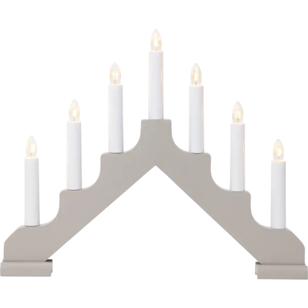LJUSSTAKE ADA GRÅ B37,5 D4 H30