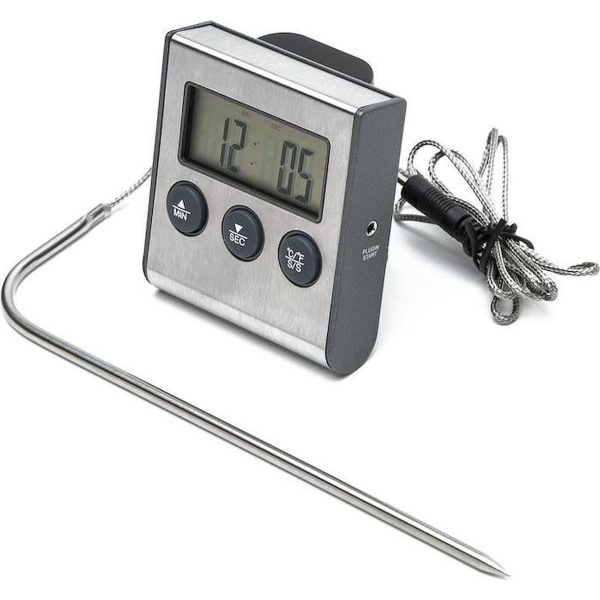 DIGITAL STEKTERMOMETER MED     TIMER VIKING