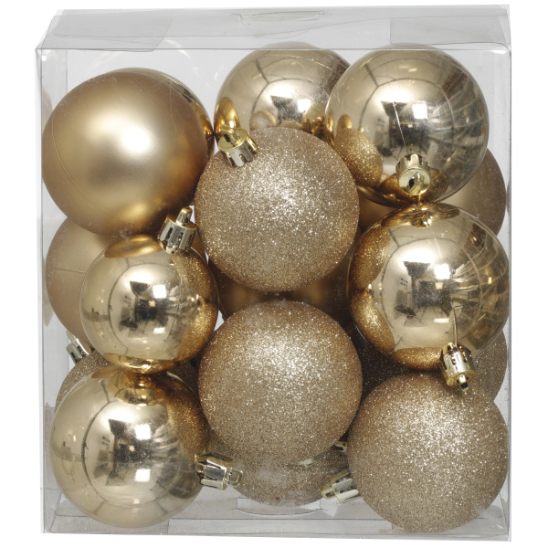 JULKULA 6CM. MIX GULD 20P Julkula 6cm, mix guld, 20-p